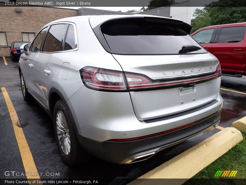 Ingot Silver / Ebony 2019 Lincoln Nautilus AWD