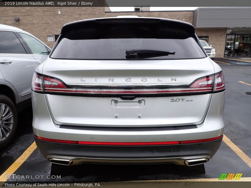 Ingot Silver / Ebony 2019 Lincoln Nautilus AWD