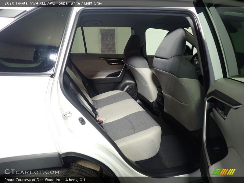 Super White / Light Gray 2020 Toyota RAV4 XLE AWD