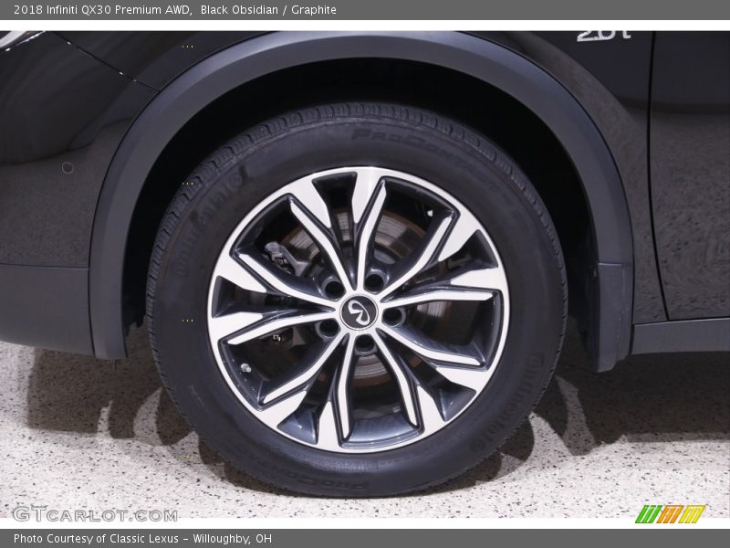 Black Obsidian / Graphite 2018 Infiniti QX30 Premium AWD