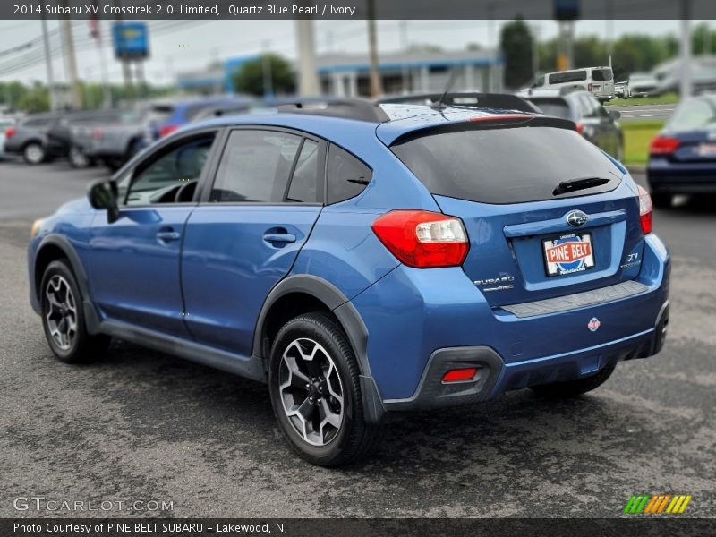 Quartz Blue Pearl / Ivory 2014 Subaru XV Crosstrek 2.0i Limited
