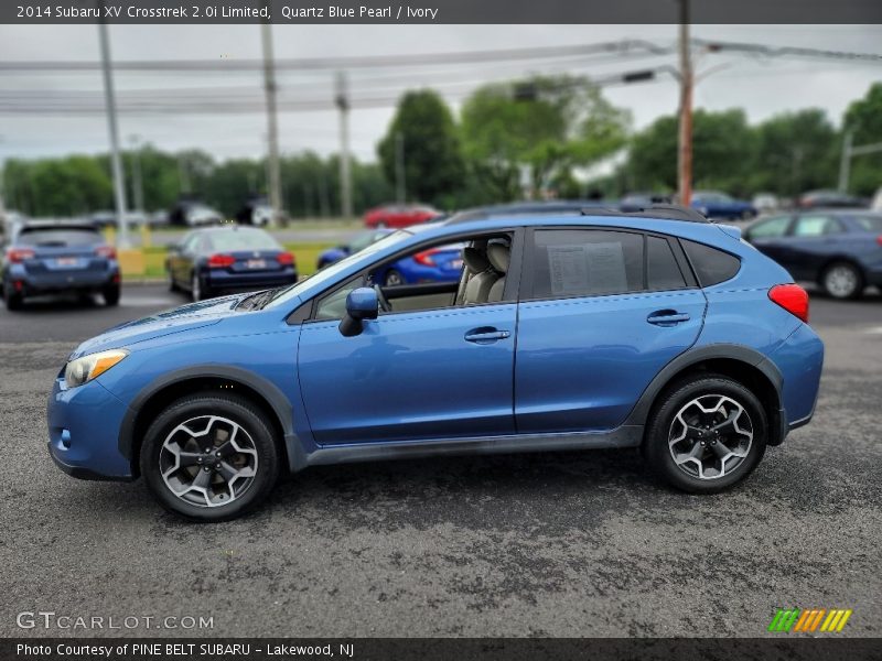 Quartz Blue Pearl / Ivory 2014 Subaru XV Crosstrek 2.0i Limited