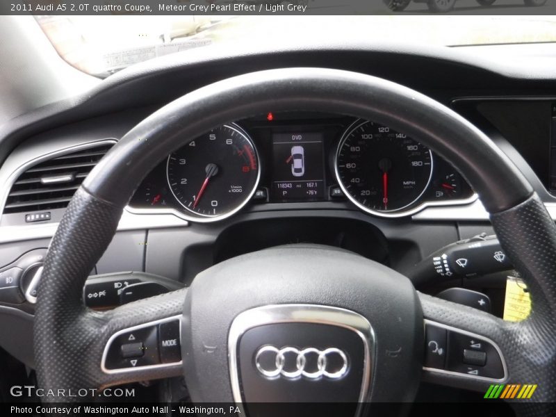 Meteor Grey Pearl Effect / Light Grey 2011 Audi A5 2.0T quattro Coupe