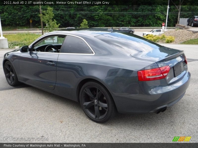 Meteor Grey Pearl Effect / Light Grey 2011 Audi A5 2.0T quattro Coupe