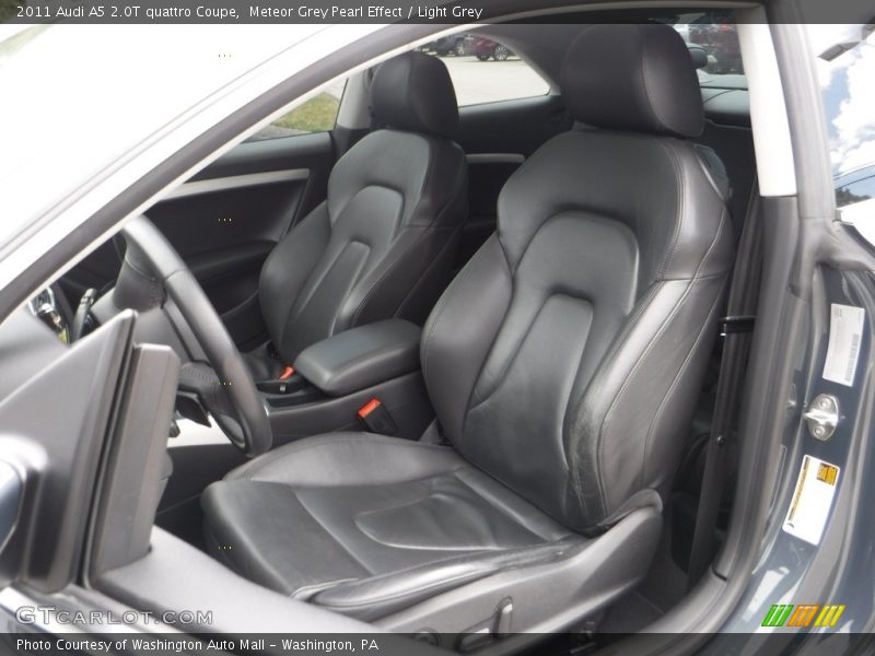Meteor Grey Pearl Effect / Light Grey 2011 Audi A5 2.0T quattro Coupe