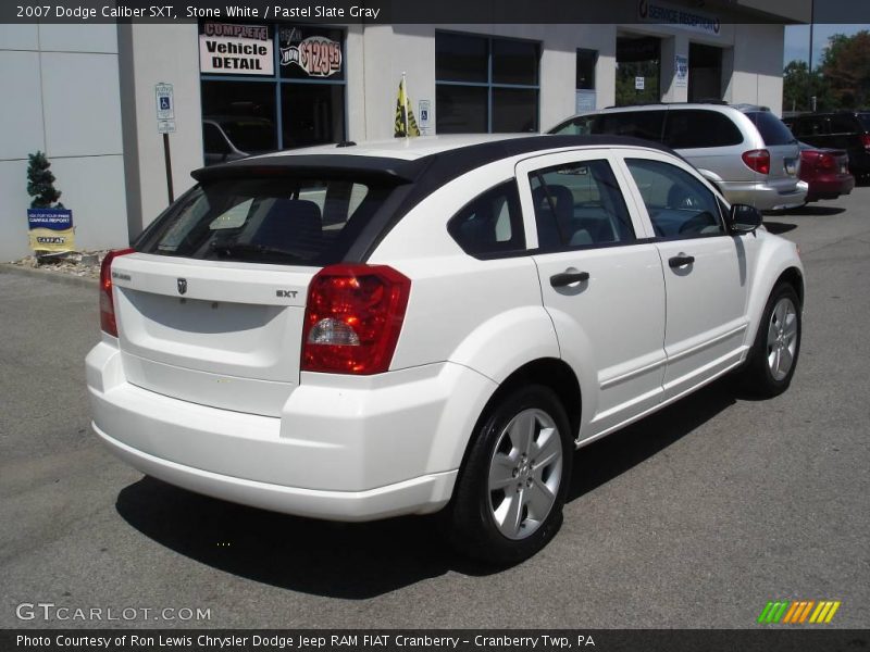 Stone White / Pastel Slate Gray 2007 Dodge Caliber SXT