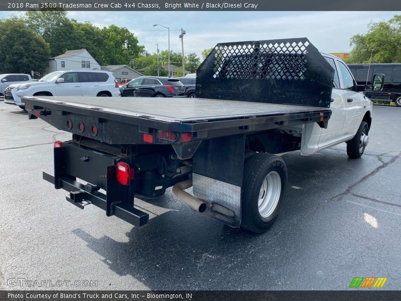 Bright White / Black/Diesel Gray 2018 Ram 3500 Tradesman Crew Cab 4x4 Chassis
