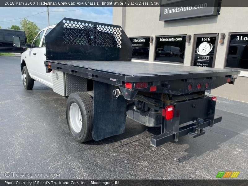 Bright White / Black/Diesel Gray 2018 Ram 3500 Tradesman Crew Cab 4x4 Chassis