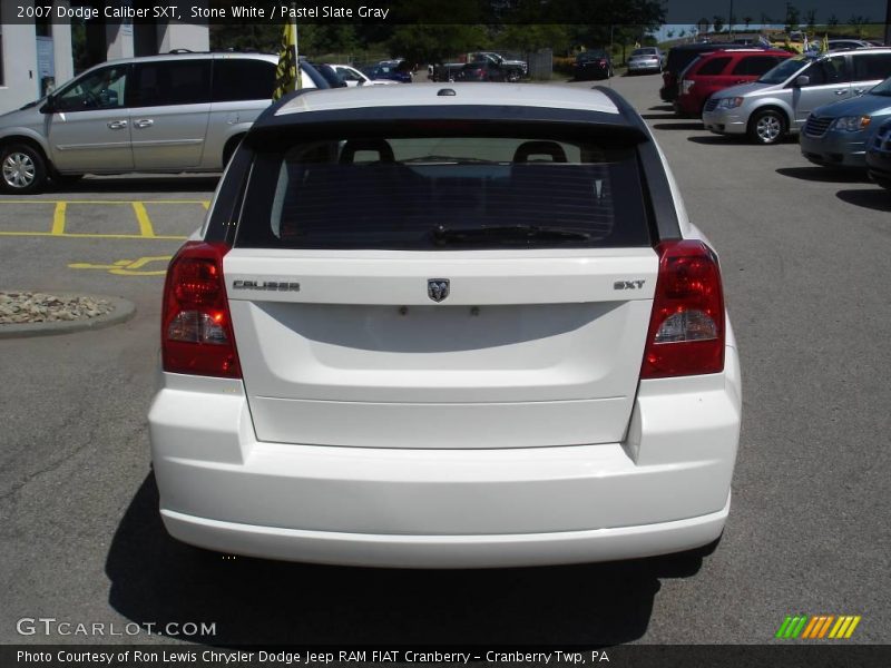Stone White / Pastel Slate Gray 2007 Dodge Caliber SXT