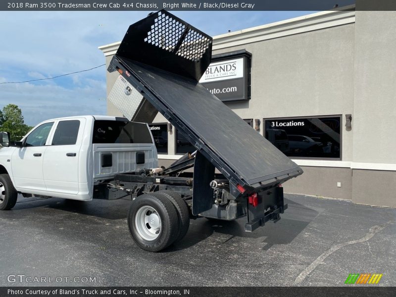 Bright White / Black/Diesel Gray 2018 Ram 3500 Tradesman Crew Cab 4x4 Chassis