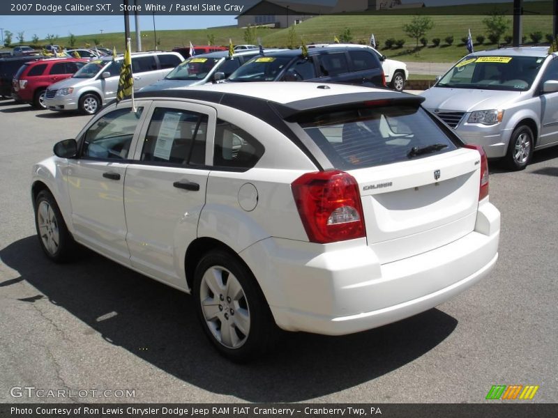 Stone White / Pastel Slate Gray 2007 Dodge Caliber SXT
