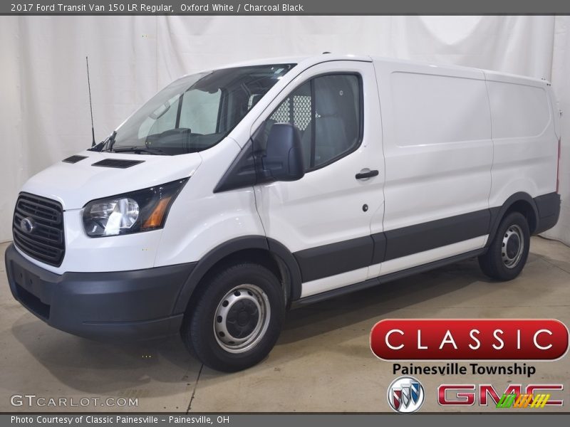 Oxford White / Charcoal Black 2017 Ford Transit Van 150 LR Regular
