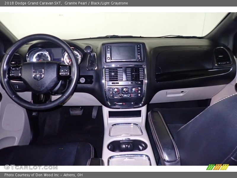 Granite Pearl / Black/Light Graystone 2018 Dodge Grand Caravan SXT