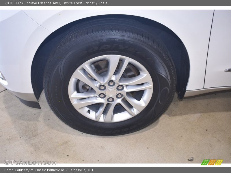 White Frost Tricoat / Shale 2018 Buick Enclave Essence AWD