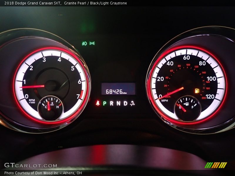 Granite Pearl / Black/Light Graystone 2018 Dodge Grand Caravan SXT
