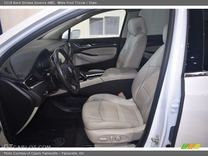 White Frost Tricoat / Shale 2018 Buick Enclave Essence AWD