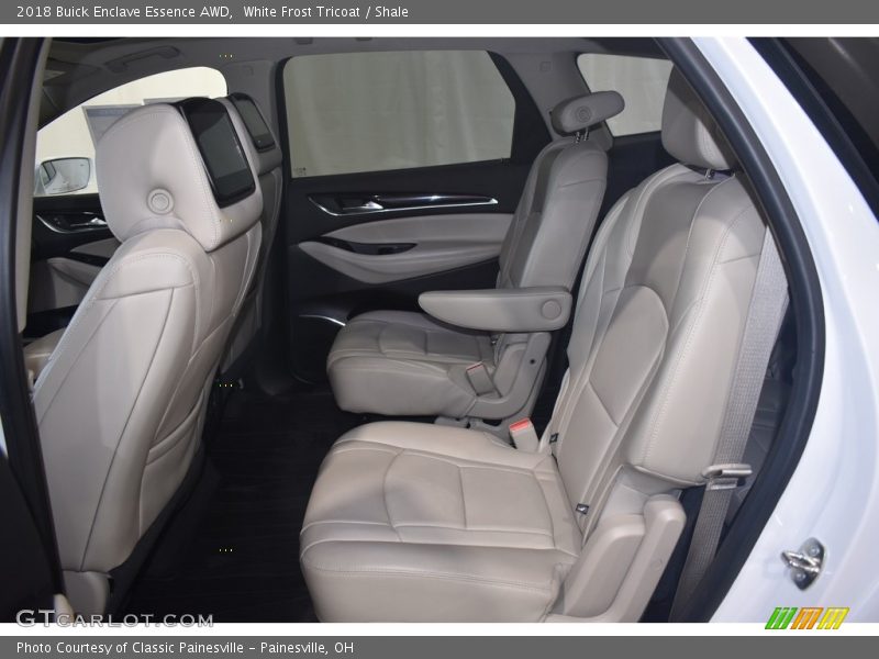 White Frost Tricoat / Shale 2018 Buick Enclave Essence AWD