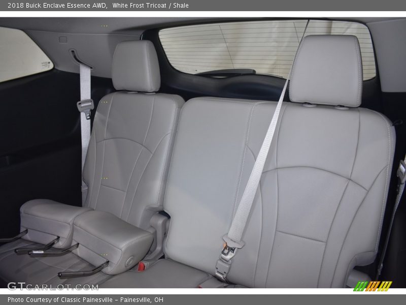 White Frost Tricoat / Shale 2018 Buick Enclave Essence AWD