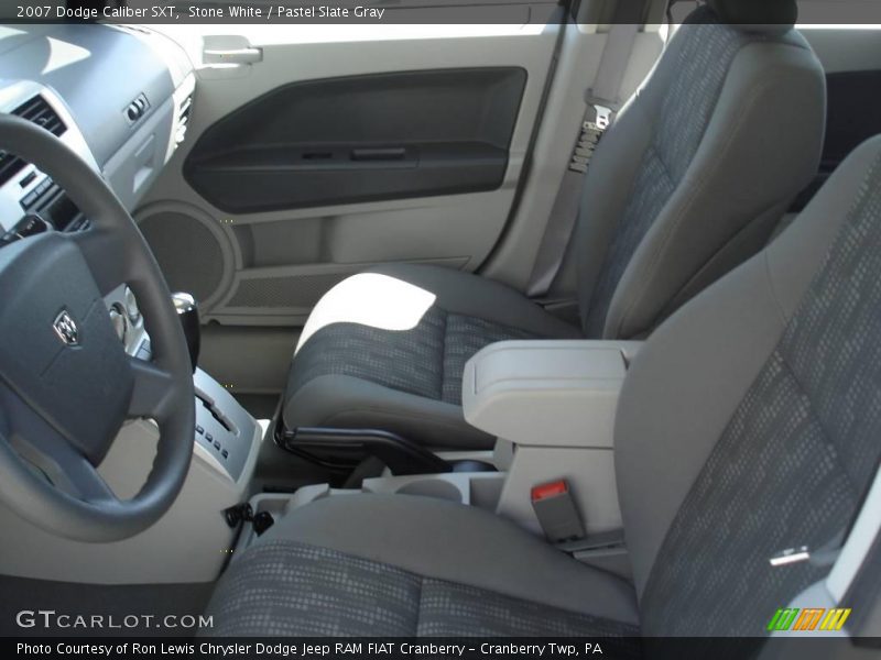 Stone White / Pastel Slate Gray 2007 Dodge Caliber SXT
