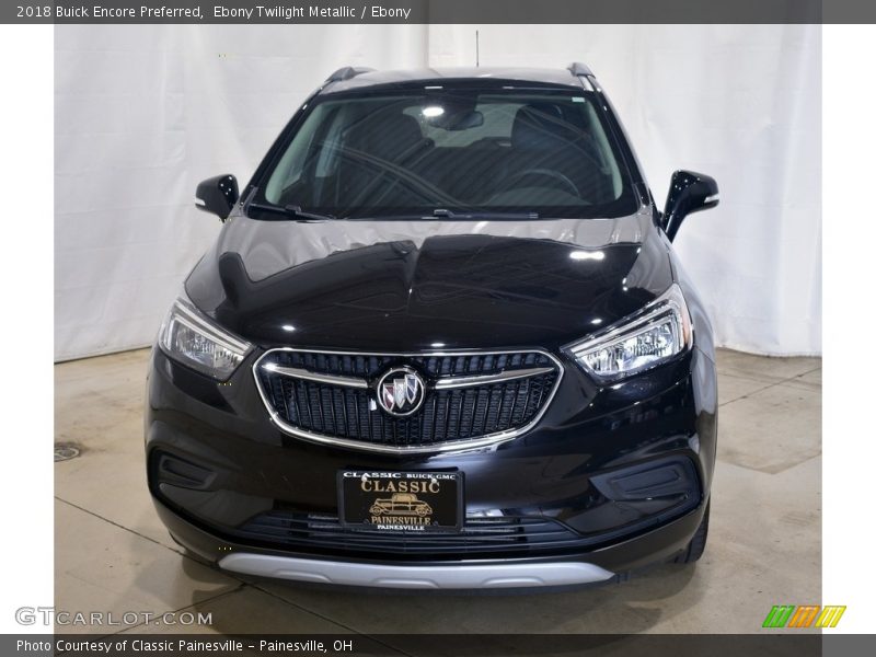 Ebony Twilight Metallic / Ebony 2018 Buick Encore Preferred