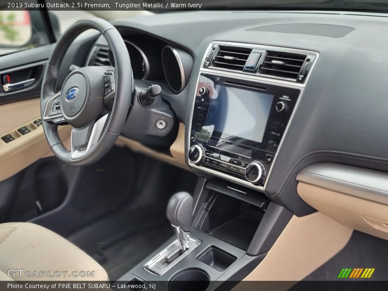 Tungsten Metallic / Warm Ivory 2019 Subaru Outback 2.5i Premium