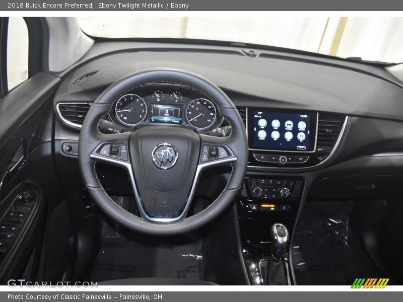 Ebony Twilight Metallic / Ebony 2018 Buick Encore Preferred