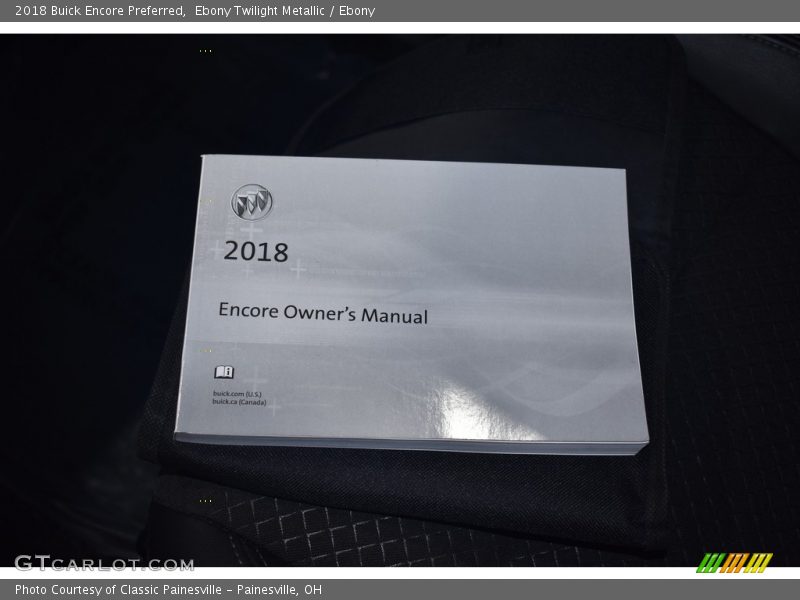 Ebony Twilight Metallic / Ebony 2018 Buick Encore Preferred