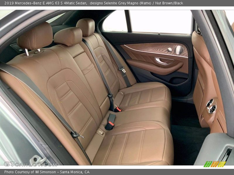 Rear Seat of 2019 E AMG 63 S 4Matic Sedan