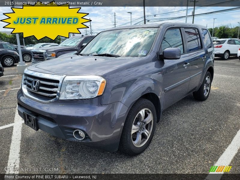Modern Steel Metallic / Gray 2015 Honda Pilot SE 4WD