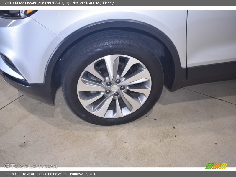 Quicksilver Metallic / Ebony 2018 Buick Encore Preferred AWD