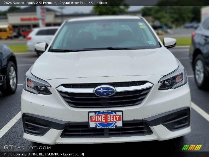 Crystal White Pearl / Slate Black 2020 Subaru Legacy 2.5i Premium