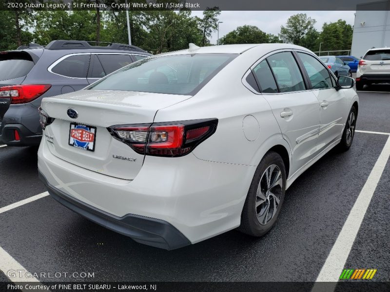 Crystal White Pearl / Slate Black 2020 Subaru Legacy 2.5i Premium