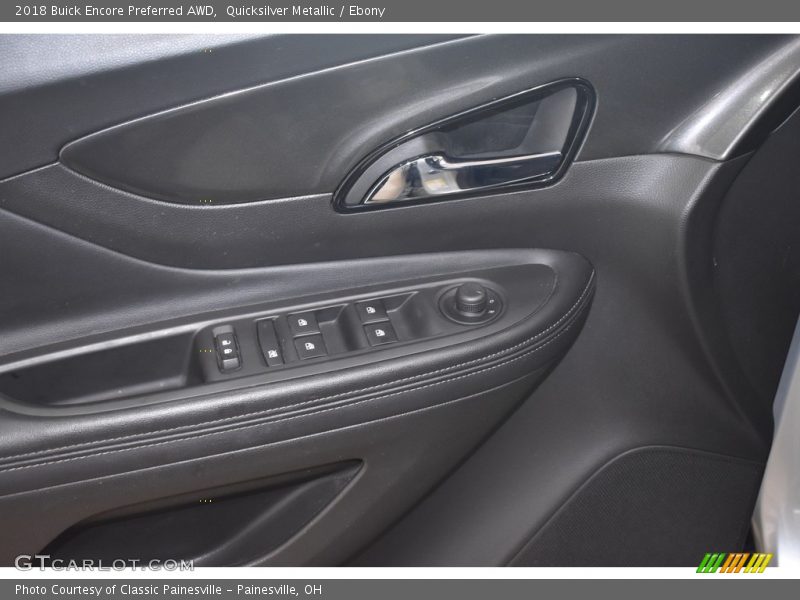 Quicksilver Metallic / Ebony 2018 Buick Encore Preferred AWD