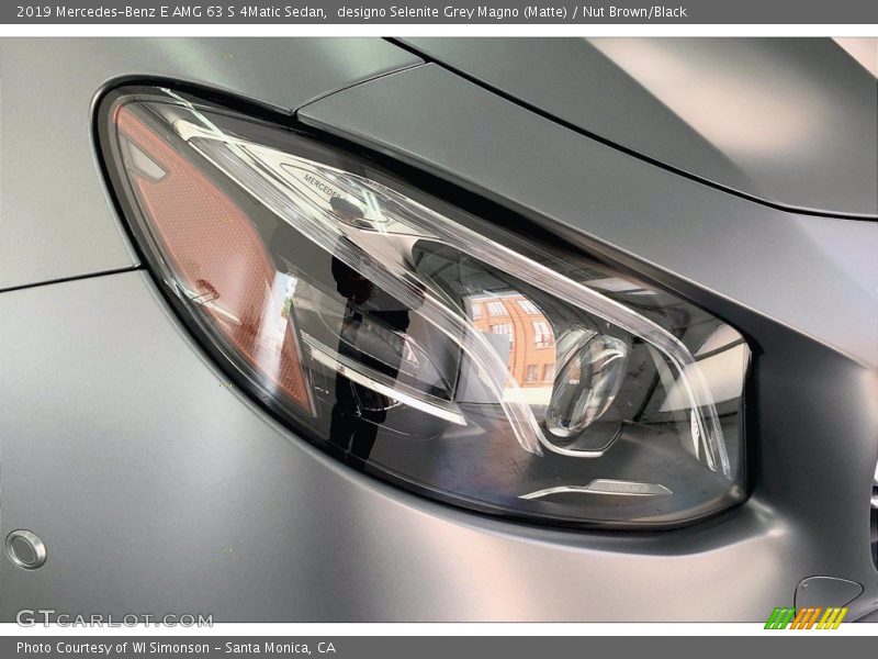designo Selenite Grey Magno (Matte) / Nut Brown/Black 2019 Mercedes-Benz E AMG 63 S 4Matic Sedan