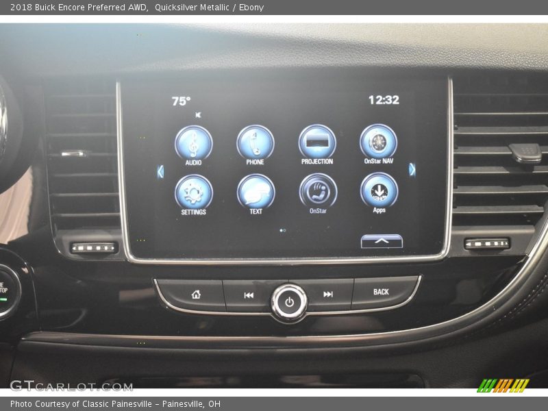 Quicksilver Metallic / Ebony 2018 Buick Encore Preferred AWD