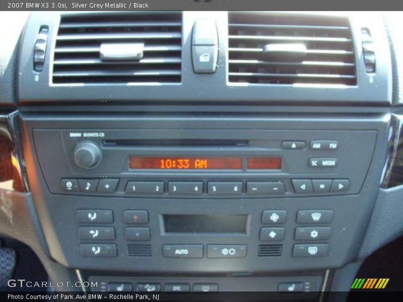 Silver Grey Metallic / Black 2007 BMW X3 3.0si