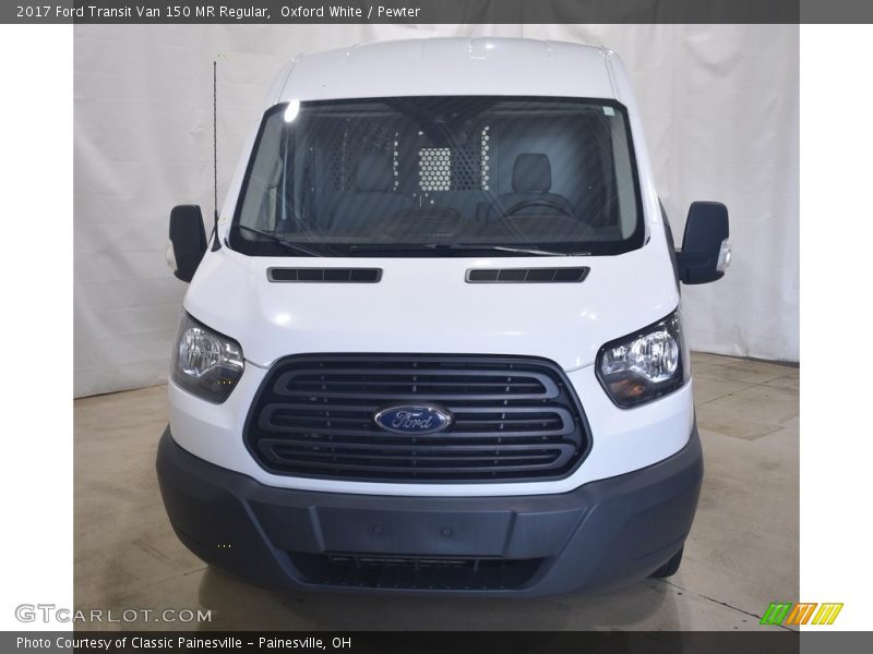 Oxford White / Pewter 2017 Ford Transit Van 150 MR Regular
