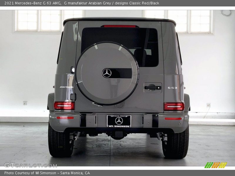 G manufaktur Arabian Grey / designo Classic Red/Black 2021 Mercedes-Benz G 63 AMG