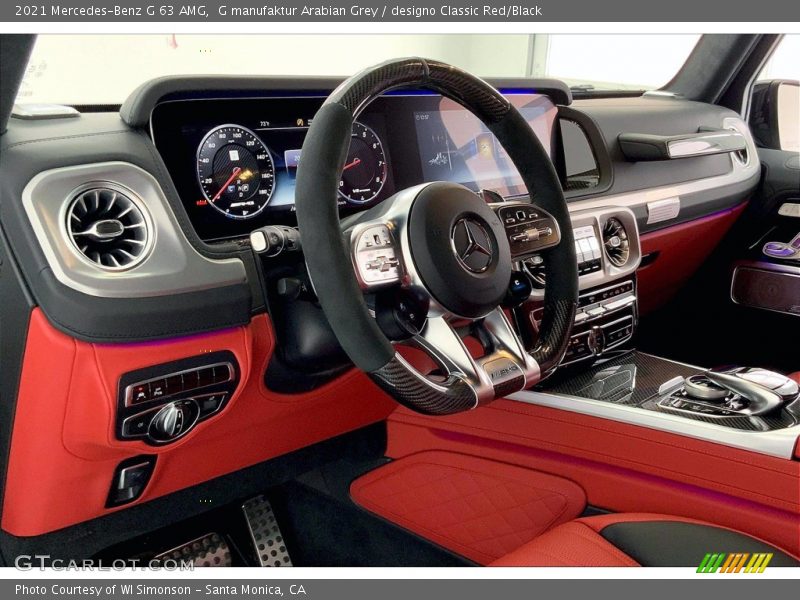 G manufaktur Arabian Grey / designo Classic Red/Black 2021 Mercedes-Benz G 63 AMG