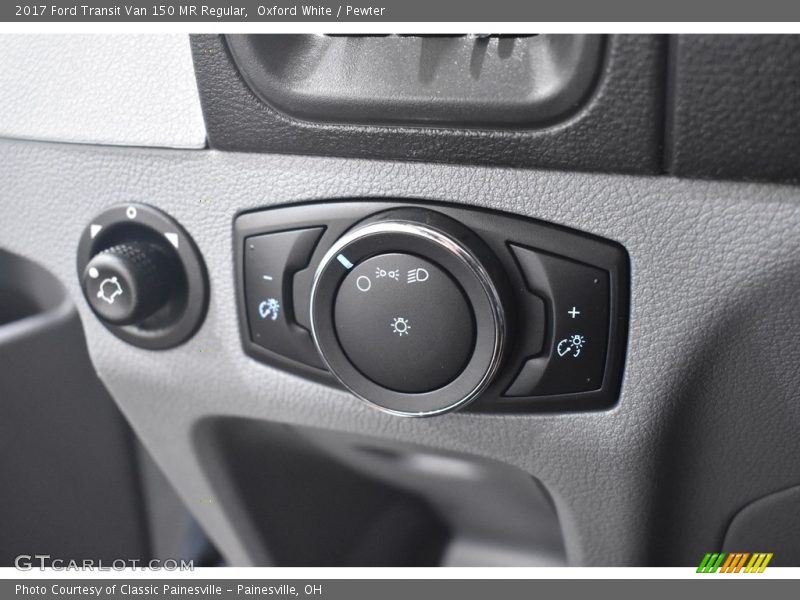 Oxford White / Pewter 2017 Ford Transit Van 150 MR Regular