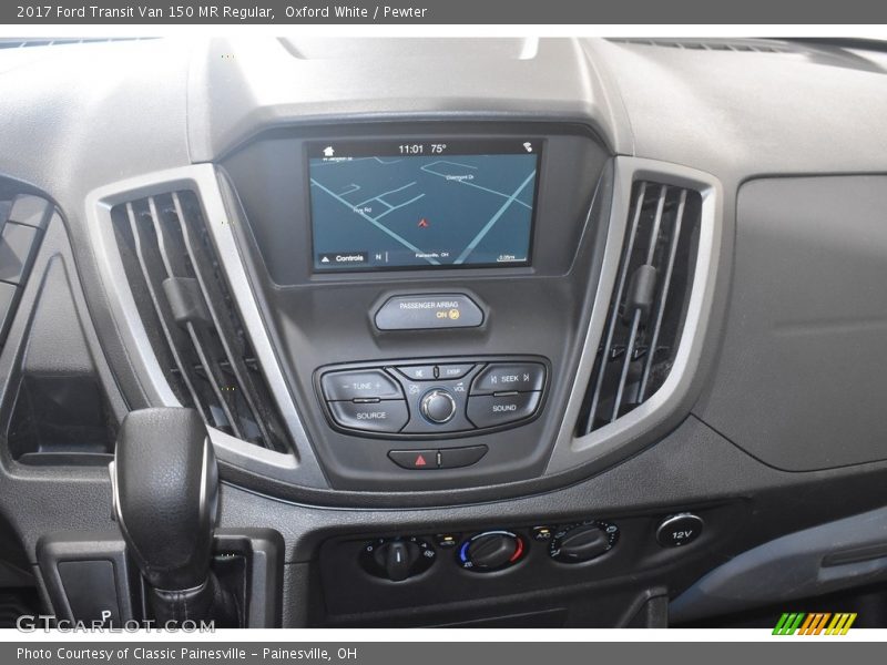 Oxford White / Pewter 2017 Ford Transit Van 150 MR Regular