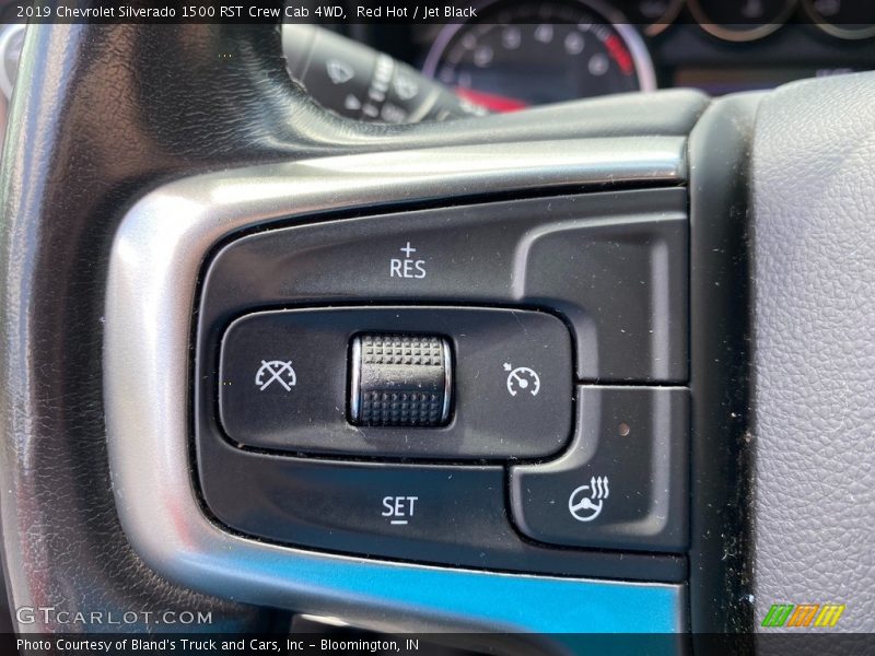 Red Hot / Jet Black 2019 Chevrolet Silverado 1500 RST Crew Cab 4WD
