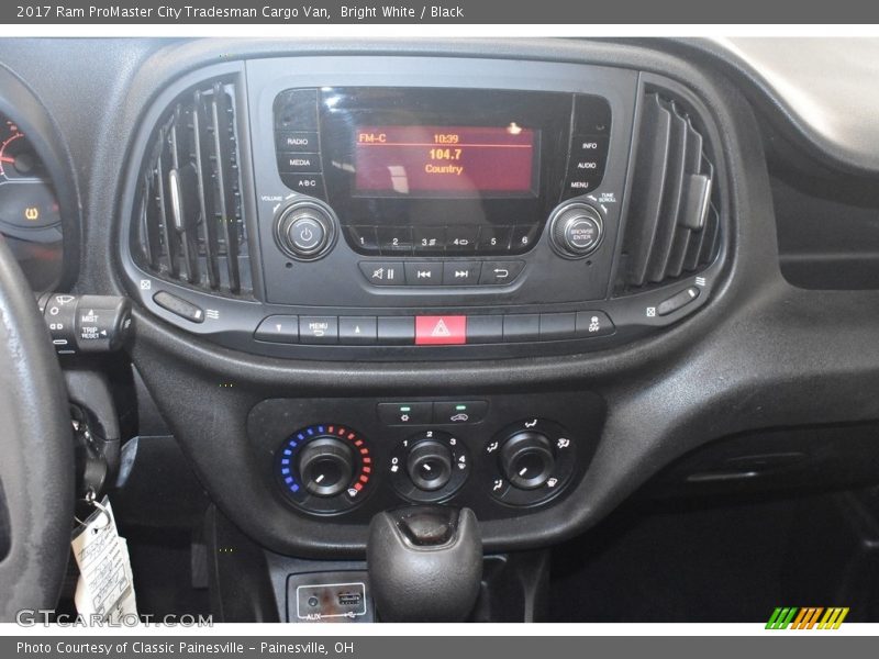 Bright White / Black 2017 Ram ProMaster City Tradesman Cargo Van