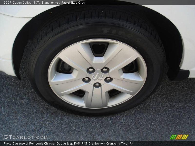 Stone White / Pastel Slate Gray 2007 Dodge Caliber SXT