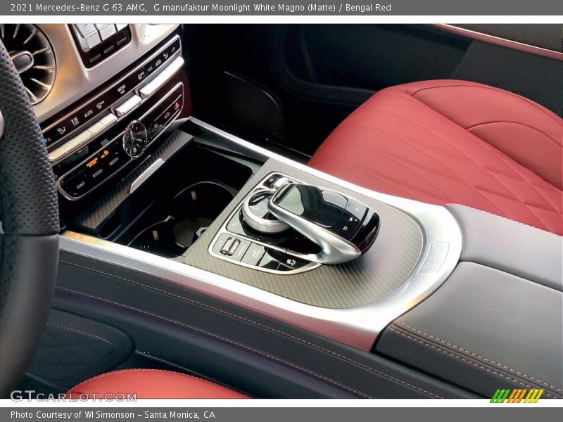 G manufaktur Moonlight White Magno (Matte) / Bengal Red 2021 Mercedes-Benz G 63 AMG