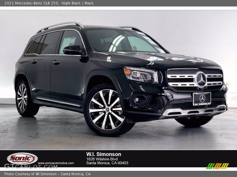 Night Black / Black 2021 Mercedes-Benz GLB 250