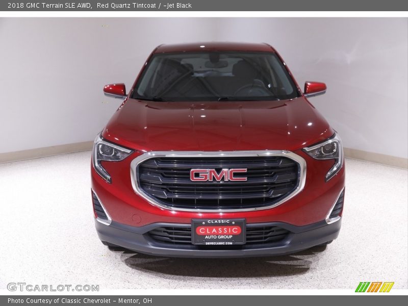 Red Quartz Tintcoat / ­Jet Black 2018 GMC Terrain SLE AWD