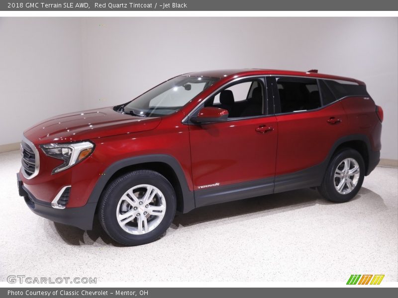 Red Quartz Tintcoat / ­Jet Black 2018 GMC Terrain SLE AWD