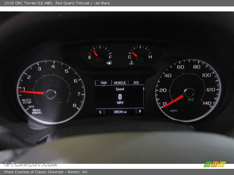 Red Quartz Tintcoat / ­Jet Black 2018 GMC Terrain SLE AWD