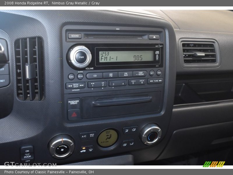 Nimbus Gray Metallic / Gray 2008 Honda Ridgeline RT